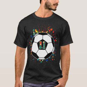 Camiseta Menino de 11 anos de futebol Ll Aniversário, 11º A