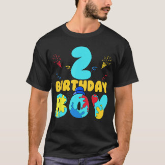 Camiseta Menino de 2 Anos Faz Aniversário Festa de Jogos G
