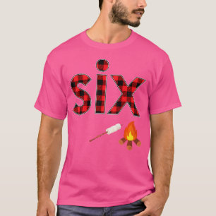 Camiseta Menino de 6 anos de idade Fogueira Marshmallow C