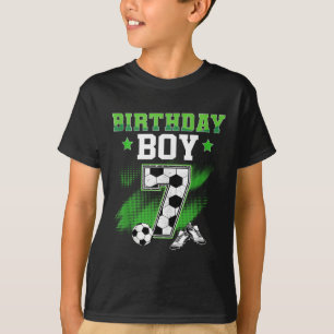 Camiseta Menino de 7 anos de idade fazendo aniversário de 7