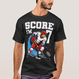 Camiseta Menino de 7 anos de idade fazendo aniversário de g