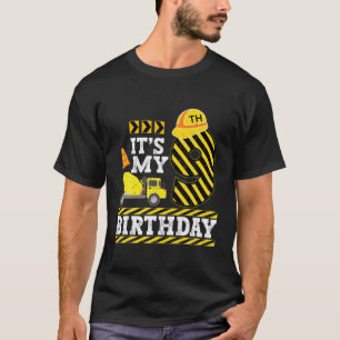 Camiseta Menino de 9 anos É minha 9° construção de aniversá