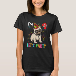 Camiseta Menino de 9 Anos Fazendo 9 Anos Vamos Festejar Cac