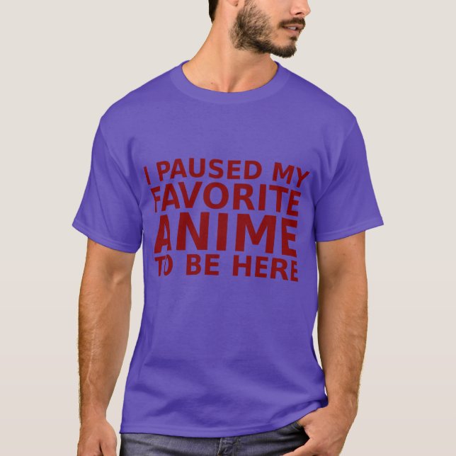 Camiseta Menino de anime favorito (Frente)