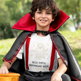 Camiseta Menino de Aniversário BOO-tiful Amigo Fantasma