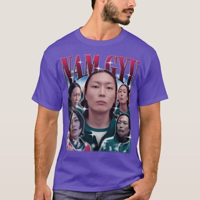 Camiseta Menino de arte inspirado em Nam Gyu KDrama (Frente)