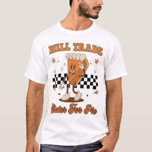 Camiseta Menino de colo de Ação de Graças trocará irmã por