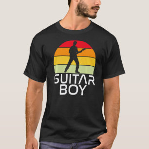 Camiseta Menino de Guitarra Instrumento Musical Tocador de