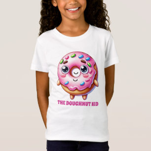 Camiseta Menino de rosquinha bonito adiciona texto