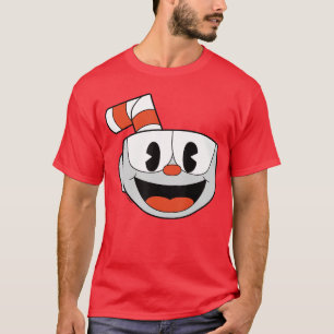 Camiseta Menino de videogame com rosto sorridente grande
