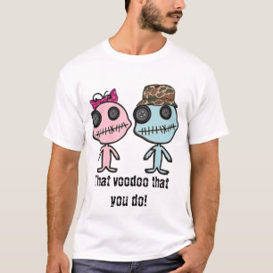 Camiseta Menino do amor do Voodoo & t-shirt das bonecas da