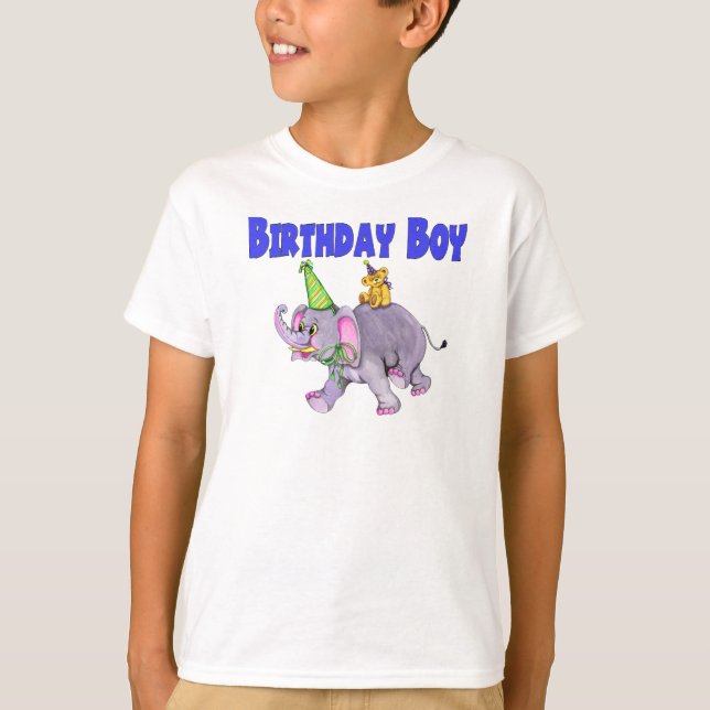 Camiseta Menino do aniversário (Frente)