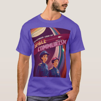 Camiseta Menino do Comunismo Espacial de Luxo Totalmente Au