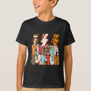 Camiseta Menino do jardim de infância raio do pé vende esbo