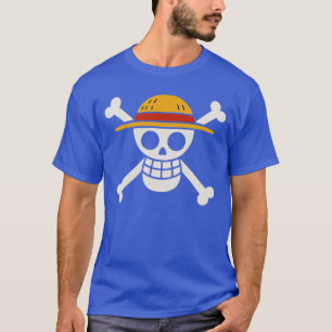 Camiseta menino do Jolly Roger do Chapéu de Palha