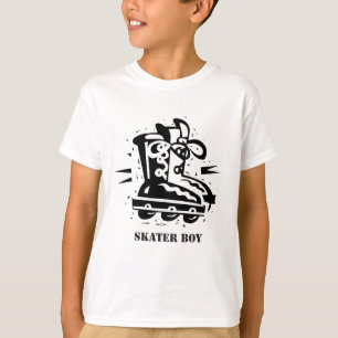 Camiseta Menino do patinador - Rollerblading