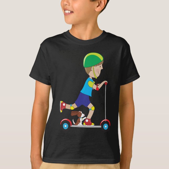 Camiseta Menino do patinete (Frente)