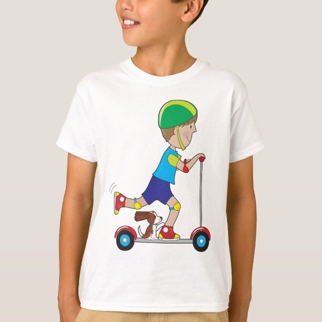 Camiseta Menino do patinete (Frente)