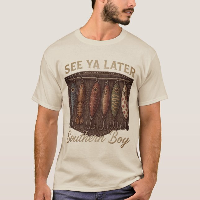 Camiseta Menino do Sul Pesca Caça Rústica (Frente)