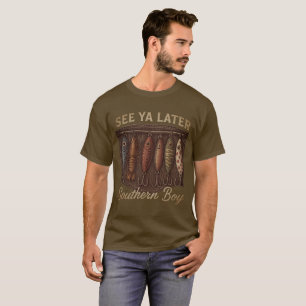 Camiseta Menino do Sul Pesca Caça Rústica