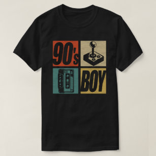 Camiseta Menino dos anos 90 Fashion 90 Festa Tema dos anos 