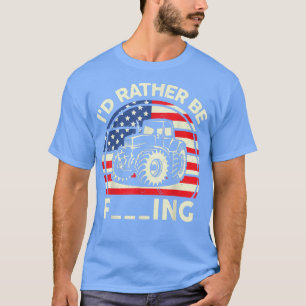 Camiseta Menino Farmador Engraçado, Eu Preferencialmente De