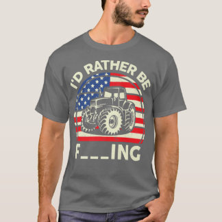 Camiseta Menino Farmador Engraçado, Eu Preferencialmente De