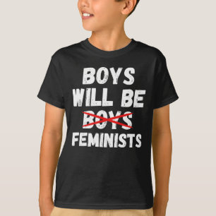 Camiseta Menino Feminista - Os Meninos Serão Feministas II