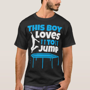 Camiseta Menino Ginasta de Trampolim Ginástica