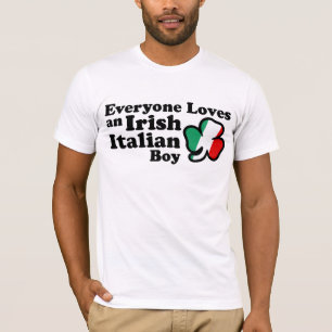 Camiseta Menino italiano irlandês