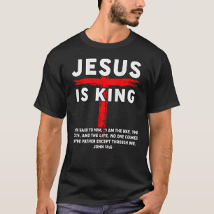 Camiseta Menino Jesus Rei Juventude Cristã Bom Deus Filho A