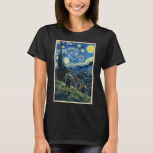 Camiseta Menino Jogador de Futebol Retrô Noite Estrelada Es