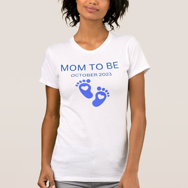 Camiseta Menino Mãe a ser outubro de 2023 (Frente)