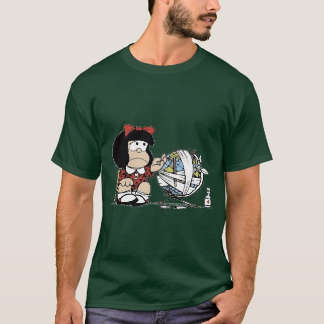 Camiseta Menino Mafalda Quino (Frente)