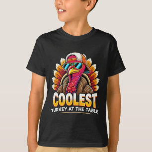 Camiseta Menino Mais Legal Do Dia De Ação De Graças Peru Na