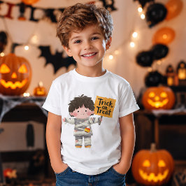 Camiseta Menino Mamãe Bonita Dia das Bruxas Crianças