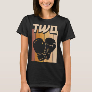 Camiseta Menino/Menina de 2 Anos de Idade Aniversário de Bo
