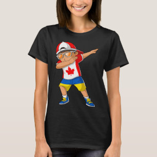 Camiseta Menino Metade Canadense Metade Ucraniano Canadá Uc