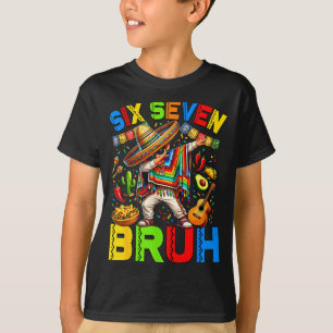 Camiseta Menino mexicano fazendo dab com poncho cinco de ma