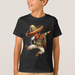 Camiseta Menino mexicano fazendo dabbing cinco de maio ponc