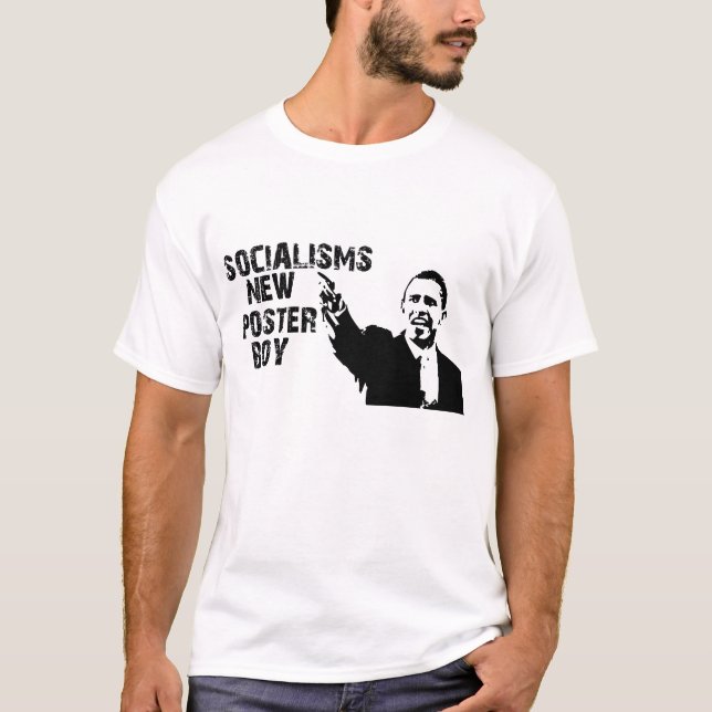 CAMISETA MENINO NOVO DO POSTER DOS SOCIALISMOS (Frente)
