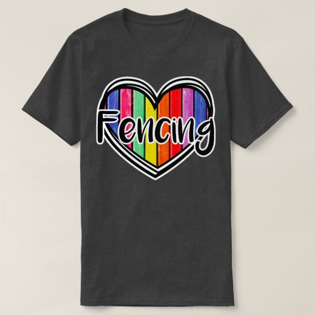 Camiseta Menino ou menina de esgrima (Frente do Design)