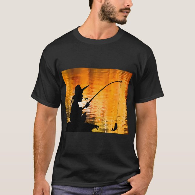 Camiseta Menino pescando no Cais (Frente)