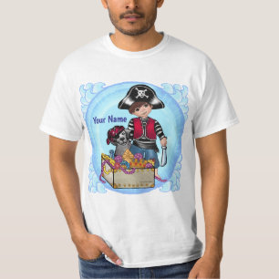 Camiseta Menino Pirata  