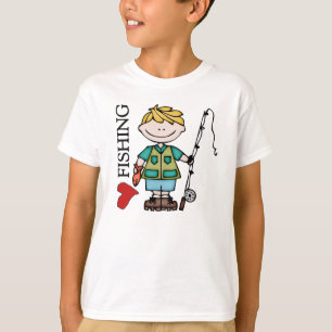 Camiseta Menino que louro eu amo pescar