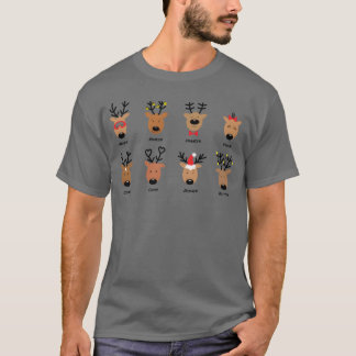 Camiseta Menino Santas Rein