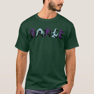 Camiseta menino silhueta dança darr