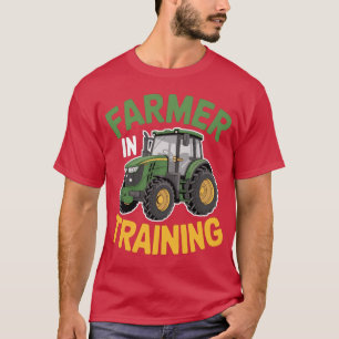 Camiseta Menino Trator Fazendeiro Emtreinamentotrator cláss