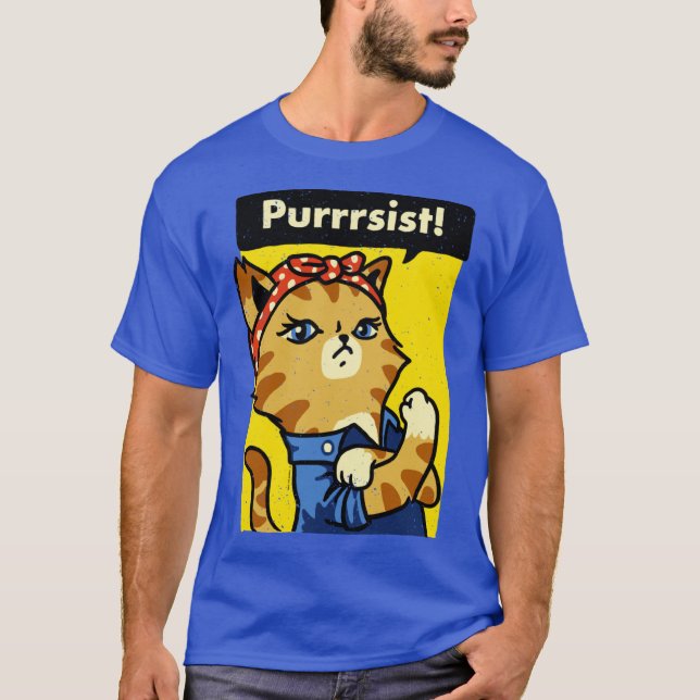 Camiseta Menino vintage persistente (Frente)