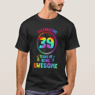 Camiseta Meninos 39 anos sendo incríveis 39 anos 39º B
